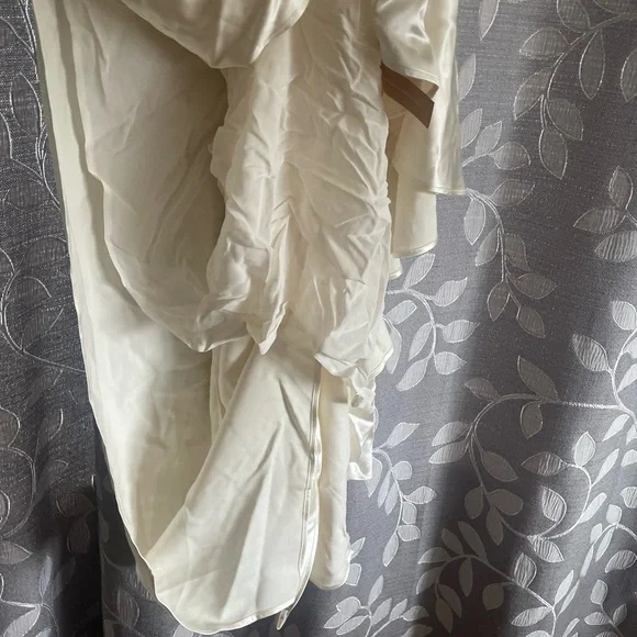 eisa silk dress reformation Reformation Eisa Silk Wedding Dress Ivory White Bridal NEW with tags